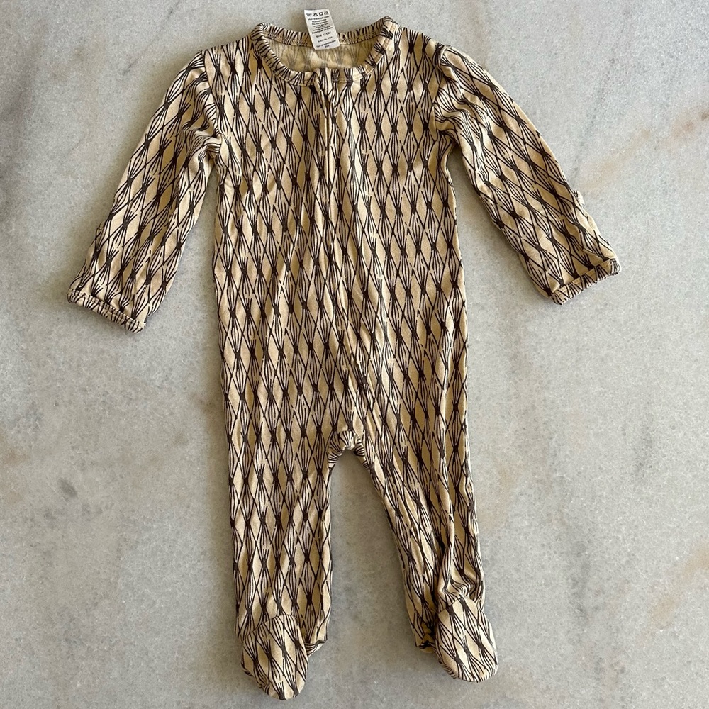 Kate quinn stretched argyle footie onesie